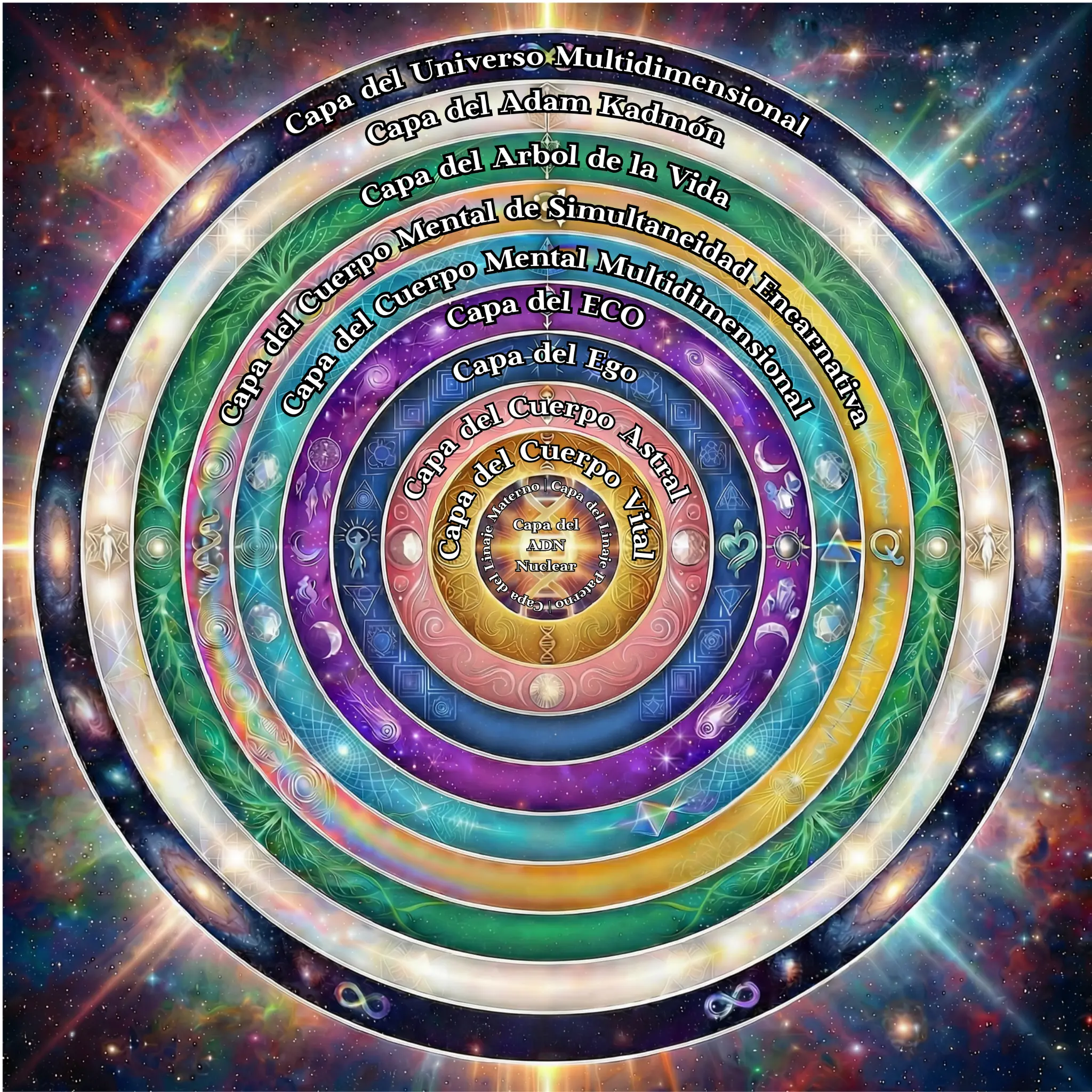 Las 12 Capas del ADN Cuantico